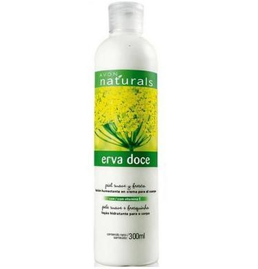 Erva Doce Loção Hidratante para o Corpo com vitamina E